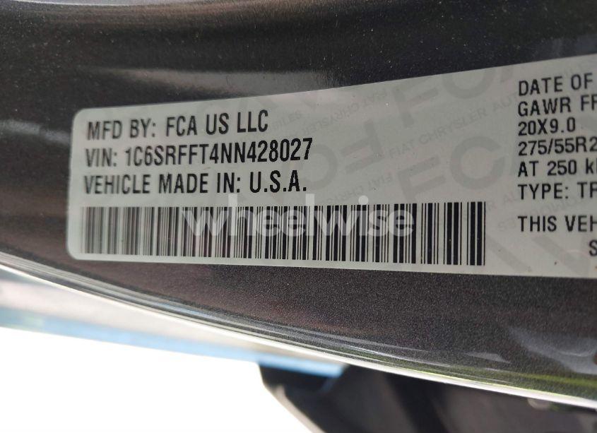 Photo 9 of 2022 Ram 1500 BIG HORN 4X4 5'7 BOX (VIN 1C6SRFFT4NN428027)