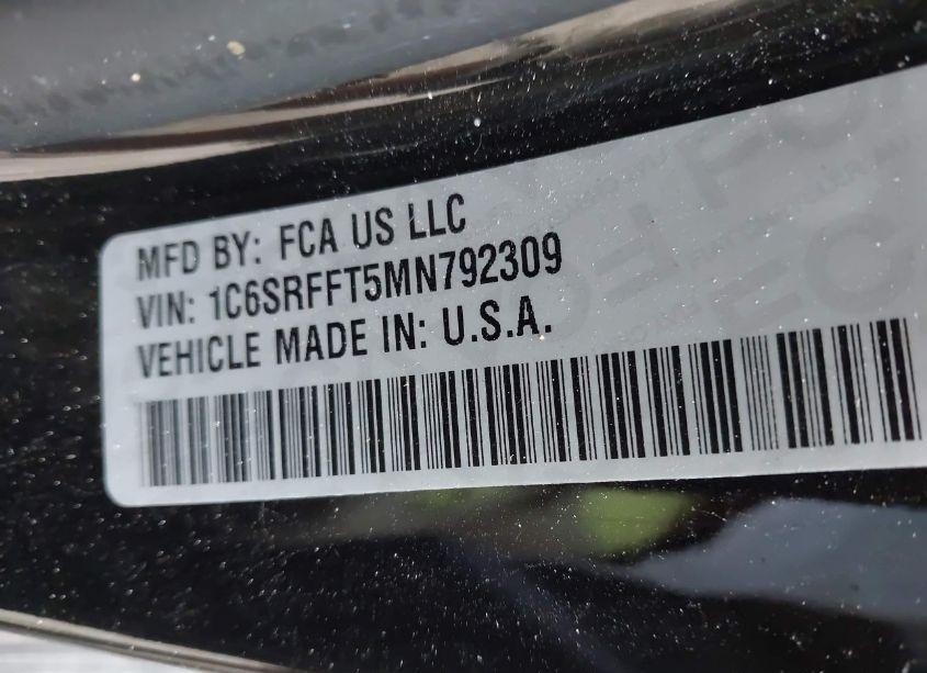 Photo 9 of 2021 Ram 1500 BIG HORN 4X4 5'7 BOX (VIN 1C6SRFFT5MN792309)