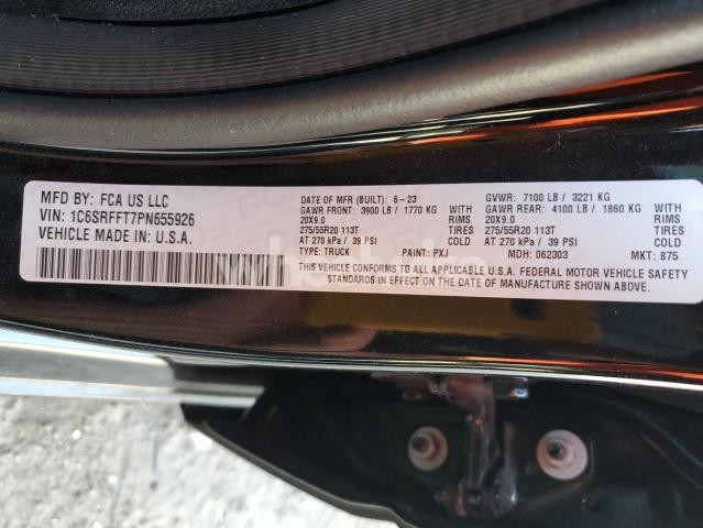 Photo 5 of 2023 RAM 1500 BIG HORN/LONE STAR (VIN 1C6SRFFT7PN655926)