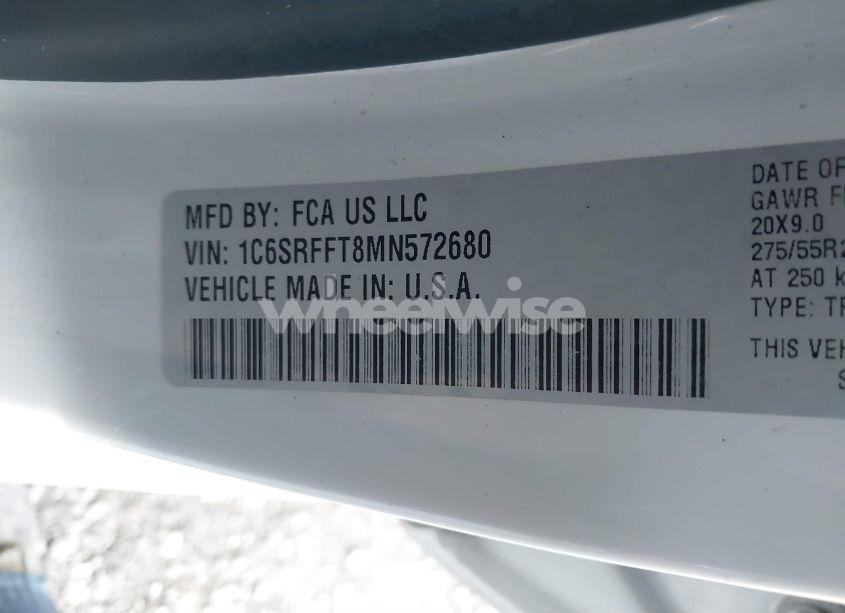 Photo 9 of 2021 Ram 1500 BIG HORN 4X4 5'7 BOX (VIN 1C6SRFFT8MN572680)