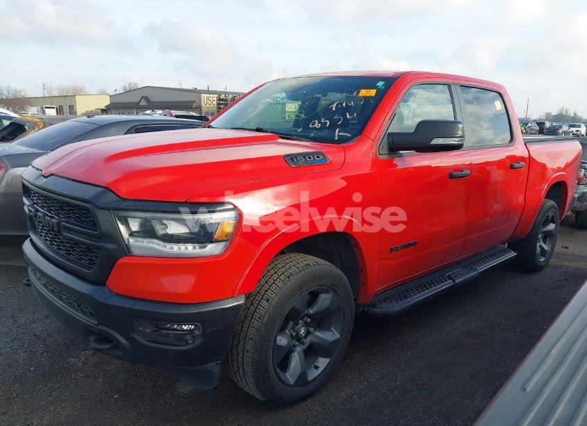 Photo 2 of 2021 Ram 1500 BIG HORN 4X4 5'7 BOX (VIN 1C6SRFFT8MN698554)