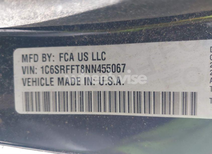 Photo 9 of 2022 Ram 1500 BIG HORN 4X4 5'7 BOX (VIN 1C6SRFFT8NN455067)