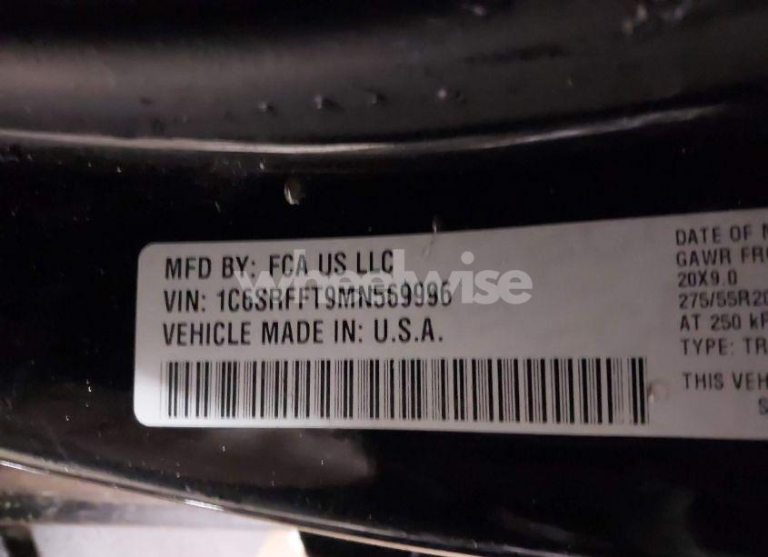 Photo 9 of 2021 Ram 1500 BIG HORN 4X4 5'7 BOX (VIN 1C6SRFFT9MN569996)