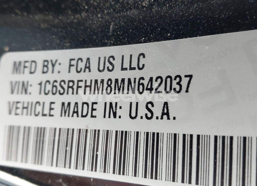 Photo 9 of 2021 Ram 1500 LIMITED 4X4 5'7 BOX (VIN 1C6SRFHM8MN642037)