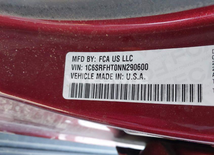 Photo 9 of 2022 Ram 1500 LIMITED 4X4 5'7 BOX (VIN 1C6SRFHT0NN290600)