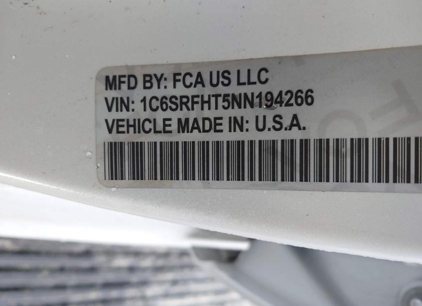 Photo 9 of 2022 Ram 1500 LIMITED 4X4 5'7 BOX (VIN 1C6SRFHT5NN194266)