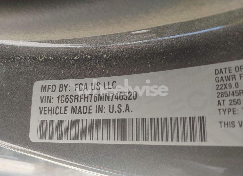 Photo 9 of 2021 Ram 1500 LIMITED 4X4 5'7 BOX (VIN 1C6SRFHT6MN746520)