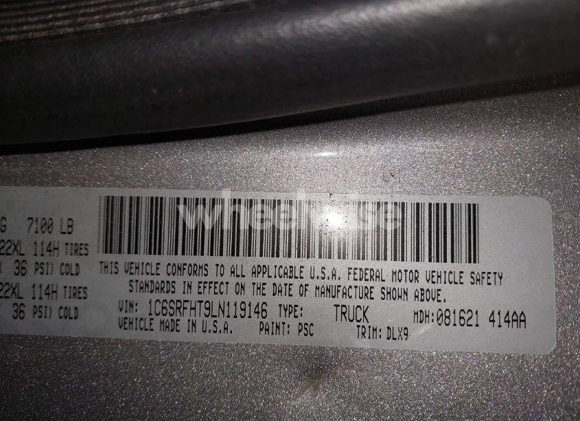 Photo 9 of 2020 Ram 1500 LIMITED 4X4 5'7 BOX (VIN 1C6SRFHT9LN119146)