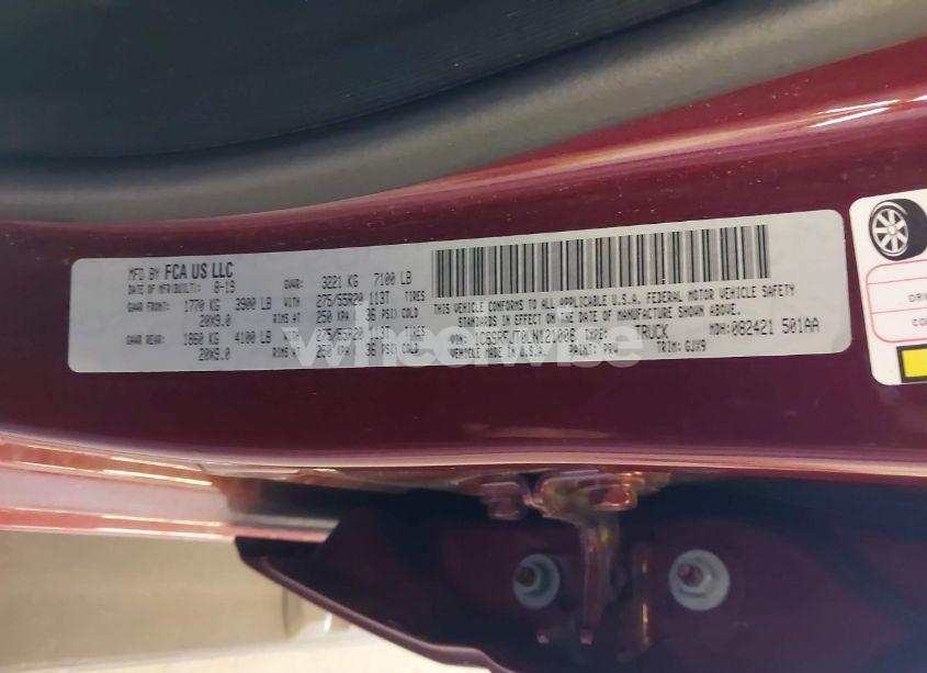 Photo 9 of 2020 Ram 1500 LARAMIE 4X4 5'7 BOX (VIN 1C6SRFJT0LN121006)