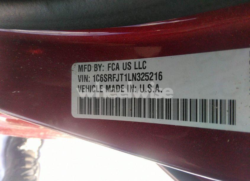 Photo 9 of 2020 Ram 1500 (VIN 1C6SRFJT1LN325216)