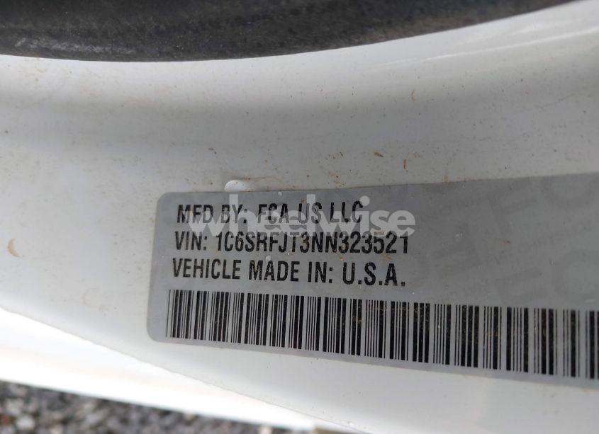 Photo 9 of 2022 Ram 1500 LARAMIE 4X4 5'7 BOX (VIN 1C6SRFJT3NN323521)