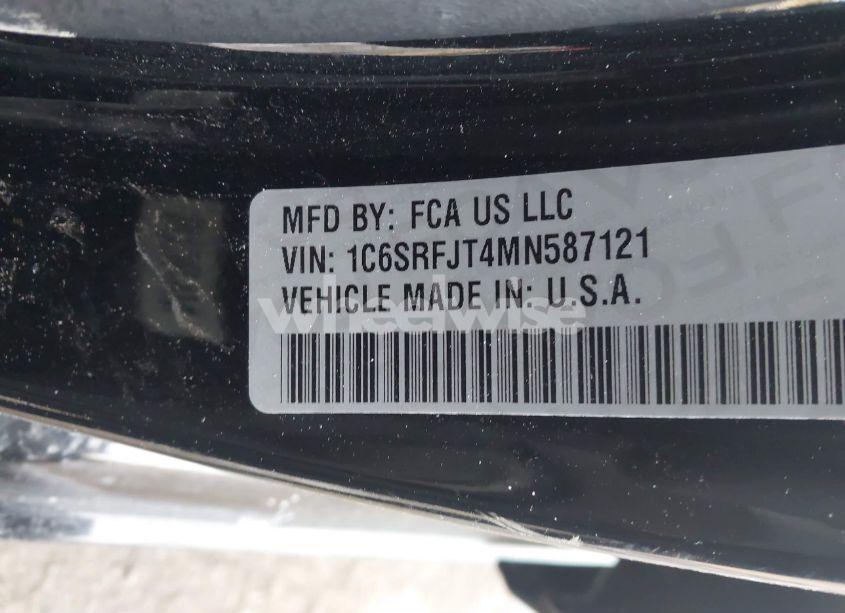 Photo 9 of 2021 Ram 1500 LARAMIE 4X4 5'7 BOX (VIN 1C6SRFJT4MN587121)