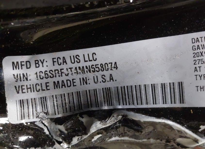 Photo 9 of 2021 Ram 1500 LARAMIE 4X4 5'7 BOX (VIN 1C6SRFJT4MN658074)