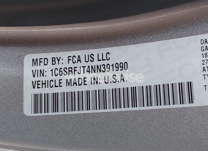 Photo 9 of 2022 Ram 1500 LARAMIE 4X4 5'7 BOX (VIN 1C6SRFJT4NN391990)