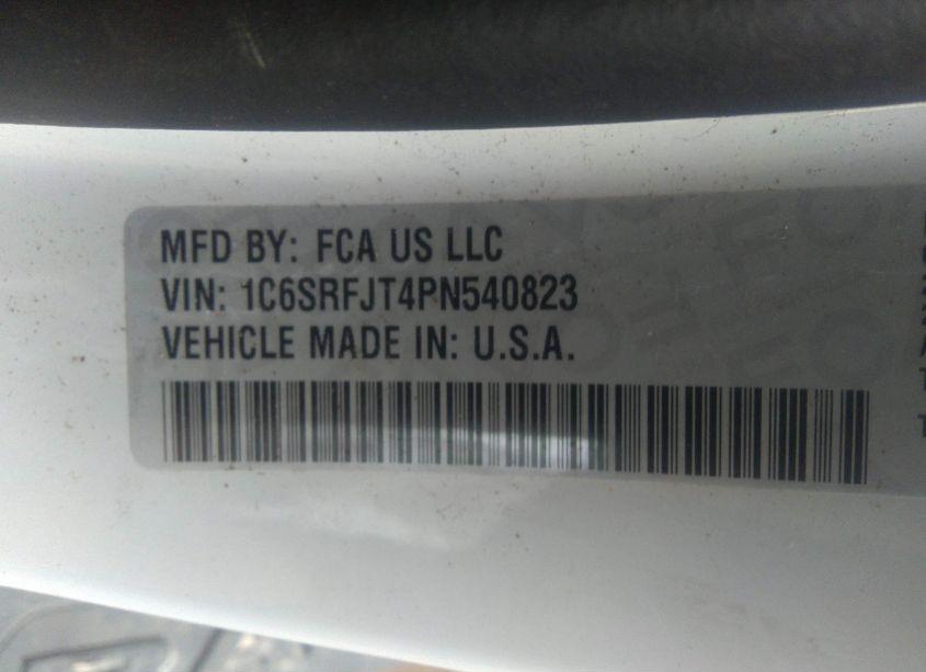 Photo 9 of 2023 Ram 1500 LARAMIE (VIN 1C6SRFJT4PN540823)