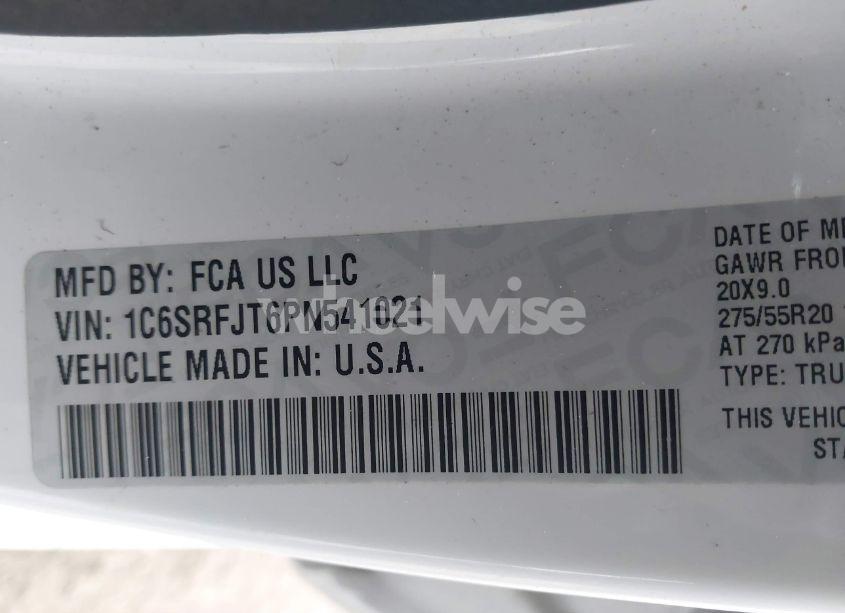 Photo 9 of 2023 Ram 1500 LARAMIE 4X4 5'7 BOX (VIN 1C6SRFJT6PN541021)