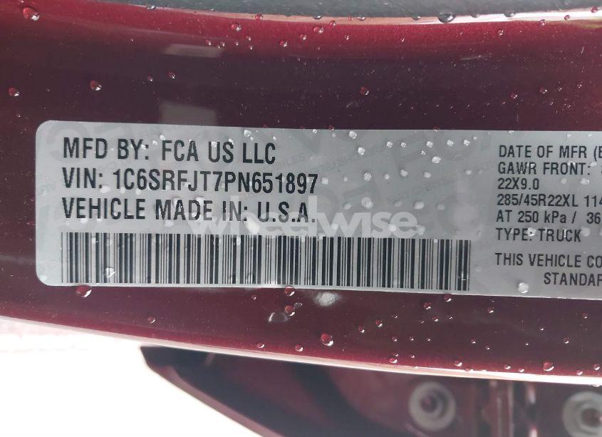 Photo 9 of 2023 Ram 1500 (VIN 1C6SRFJT7PN651897)