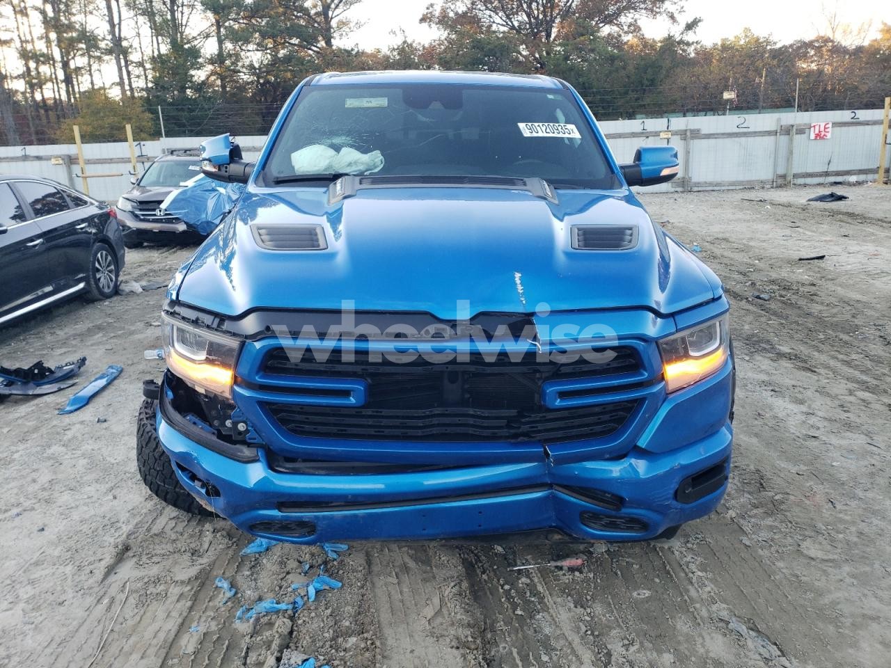 Photo 5 of 2021 RAM 1500 LARAMIE (VIN 1C6SRFJT8MN781327)