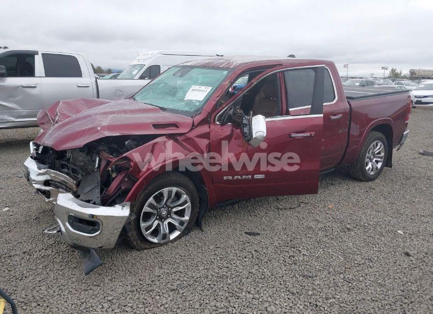 Photo 2 of 2021 Ram 1500 LIMITED LONGHORN 4X4 5'7 BOX (VIN 1C6SRFKM8MN624663)