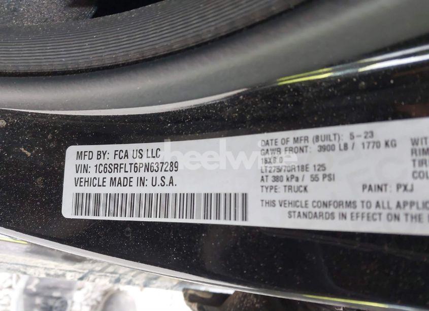 Photo 9 of 2023 Ram 1500 (VIN 1C6SRFLT6PN637289)