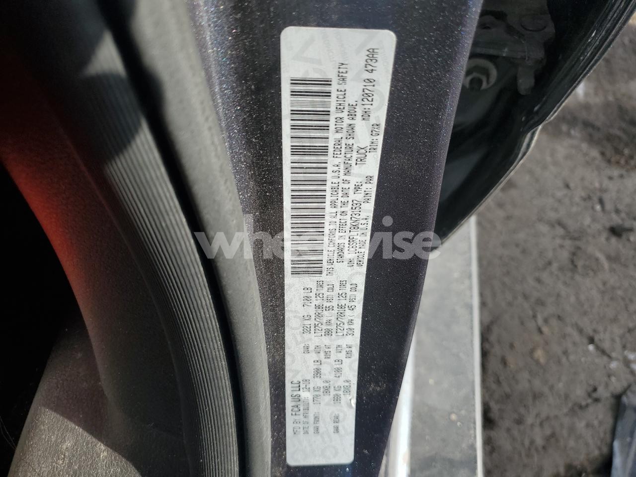 Photo 12 of 2019 RAM 1500 REBEL (VIN 1C6SRFLT8KN731537)