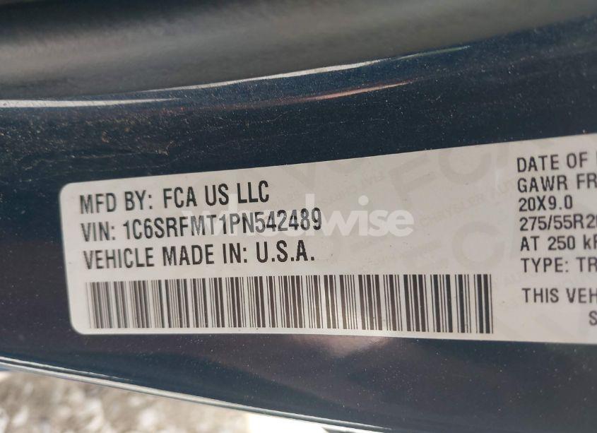 Photo 9 of 2023 Ram 1500 BIG HORN 4X4 6'4 BOX (VIN 1C6SRFMT1PN542489)