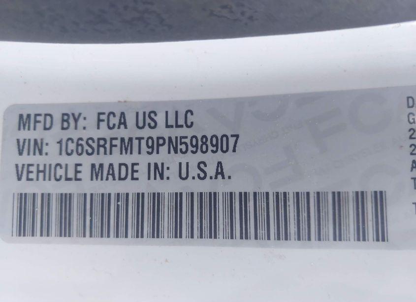 Photo 9 of 2023 Ram 1500 BIG HORN 4X4 6'4 BOX (VIN 1C6SRFMT9PN598907)