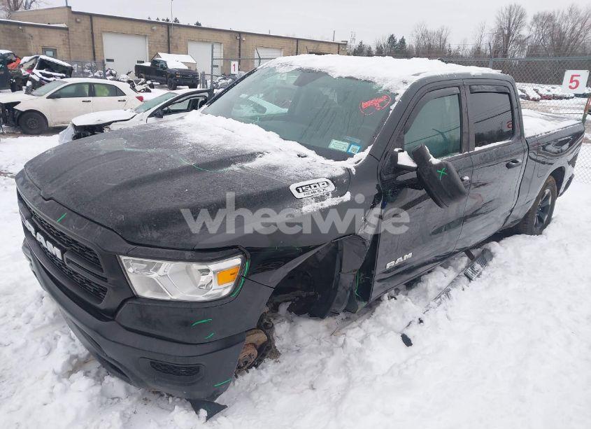 Photo 2 of 2019 Ram 1500 TRADESMAN 4X4 6'4 BOX (VIN 1C6SRFNT3KN595525)