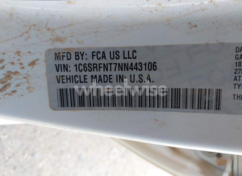 Photo 9 of 2022 Ram 1500 TRADESMAN 4X4 6'4 BOX (VIN 1C6SRFNT7NN443106)