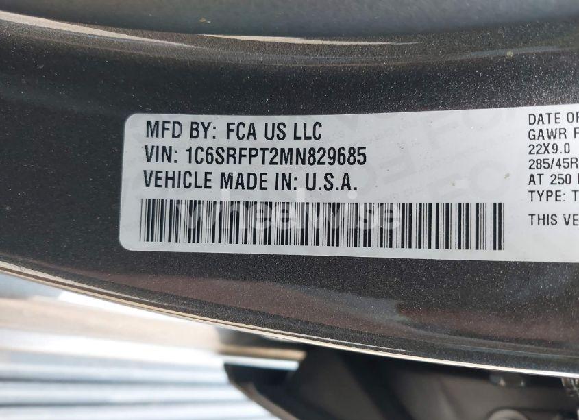 Photo 9 of 2021 Ram 1500 LIMITED 4X4 6'4 BOX (VIN 1C6SRFPT2MN829685)