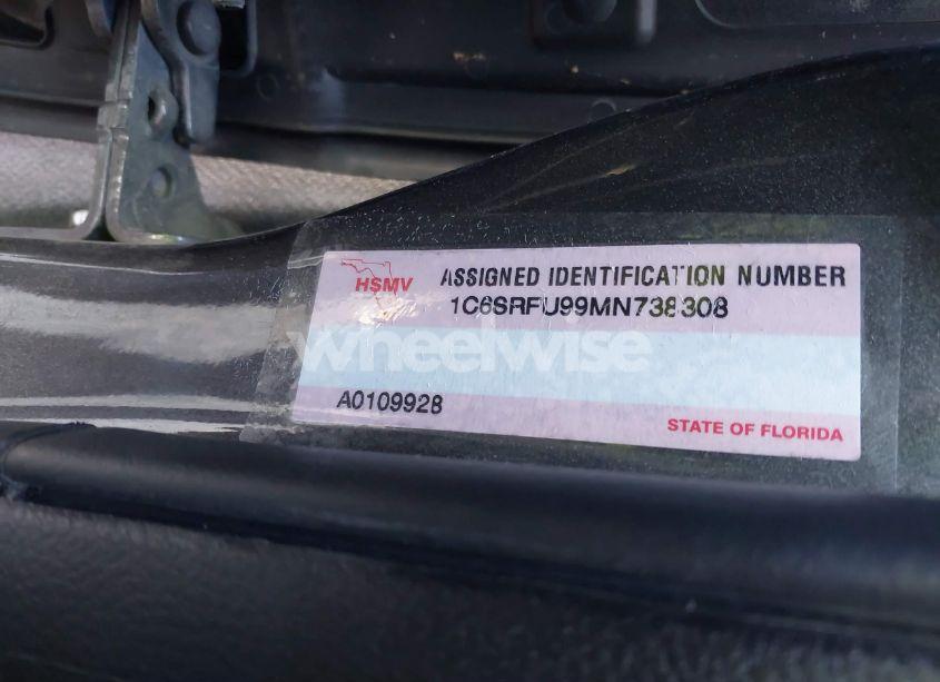 Photo 9 of 2021 Ram 1500 TRX 4X4 5'7 BOX (VIN 1C6SRFU99MN738308)