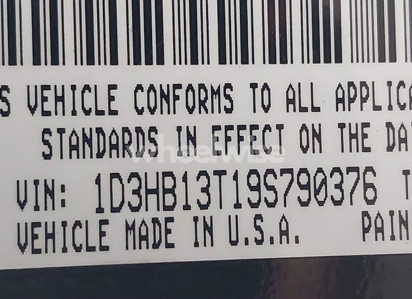 Photo 9 of 2009 Dodge Ram 1500 SLT/SPORT/TRX (VIN 1D3HB13T19S790376)