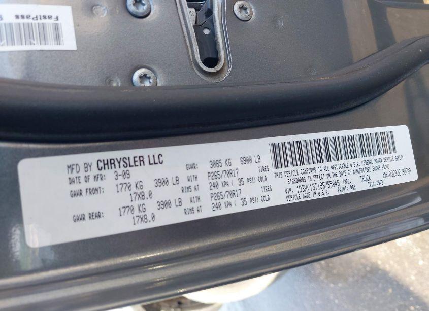 Photo 9 of 2009 Dodge Ram 1500 ST (VIN 1D3HV13T19S795049)