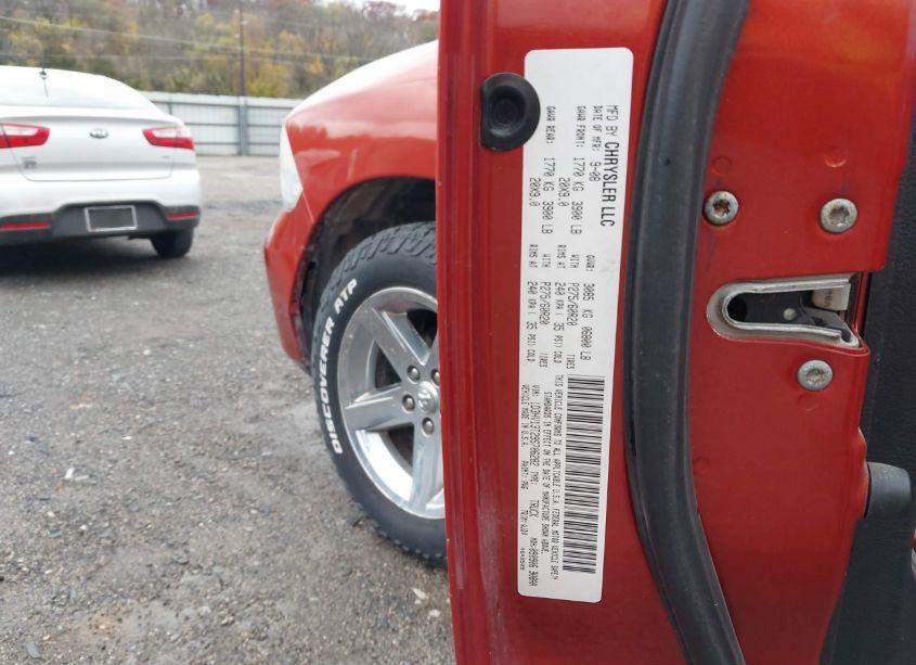 Photo 9 of 2009 Dodge Ram 1500 SLT/SPORT/TRX (VIN 1D3HV13T29S706282)