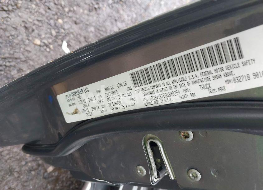 Photo 9 of 2009 Dodge Ram 1500 SLT/SPORT/TRX (VIN 1D3HV18T69S800254)