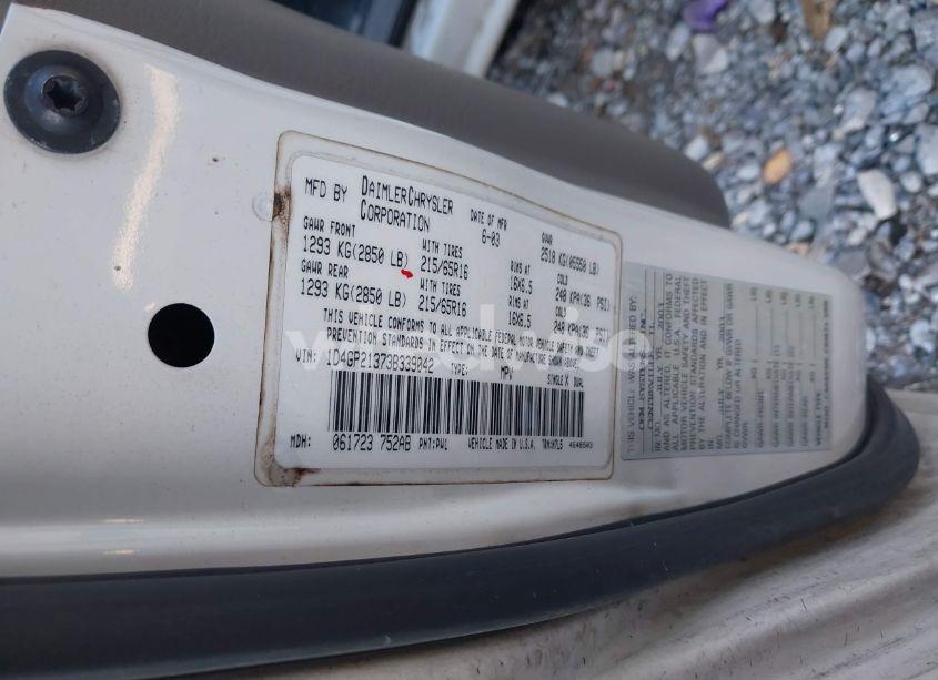 Photo 9 of 2003 Dodge Caravan CV (VIN 1D4GP21373B339042)