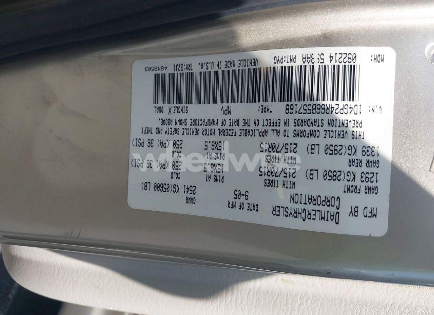 Photo 9 of 2006 Dodge Grand CARAVAN SE (VIN 1D4GP24R66B557168)