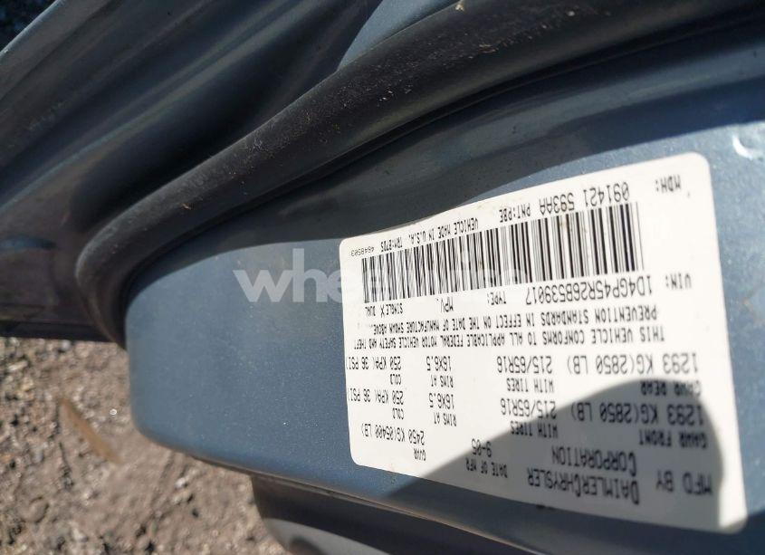 Photo 9 of 2006 Dodge Caravan SXT (VIN 1D4GP45R26B539017)