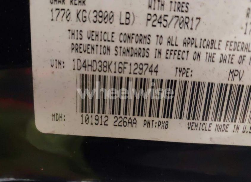 Photo 9 of 2006 Dodge Durango SXT (VIN 1D4HD38K16F129744)