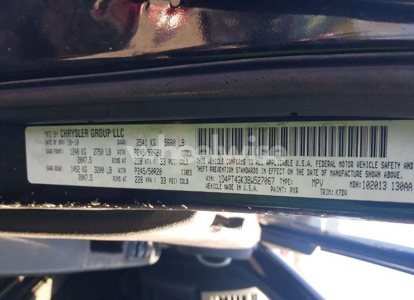 Photo 9 of 2011 Dodge Nitro HEAT (VIN 1D4PT4GK3BW527067)