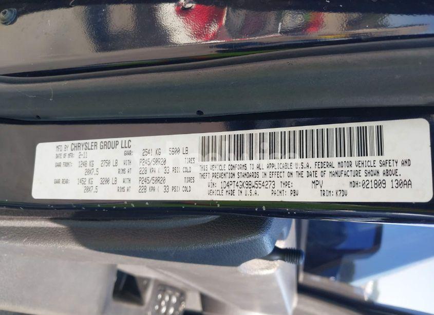 Photo 9 of 2011 Dodge Nitro HEAT (VIN 1D4PT4GK9BW554273)