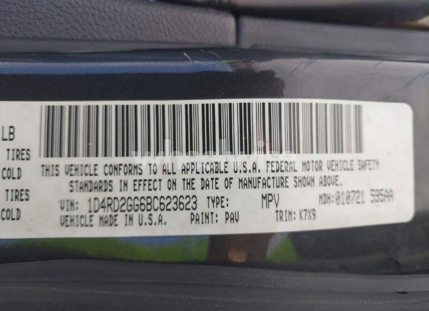 Photo 9 of 2011 Dodge Durango EXPRESS (VIN 1D4RD2GG6BC623623)