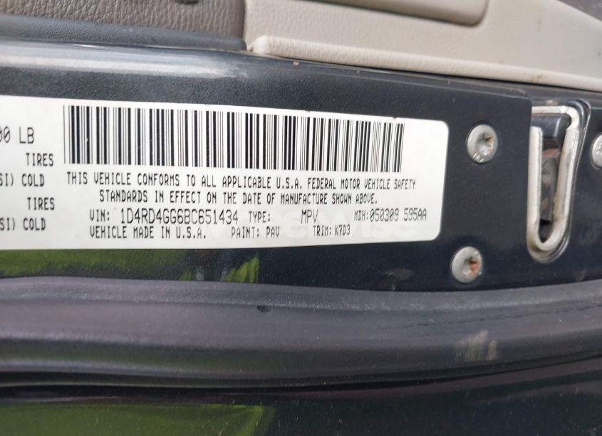 Photo 9 of 2011 Dodge Durango CREW (VIN 1D4RD4GG6BC651434)