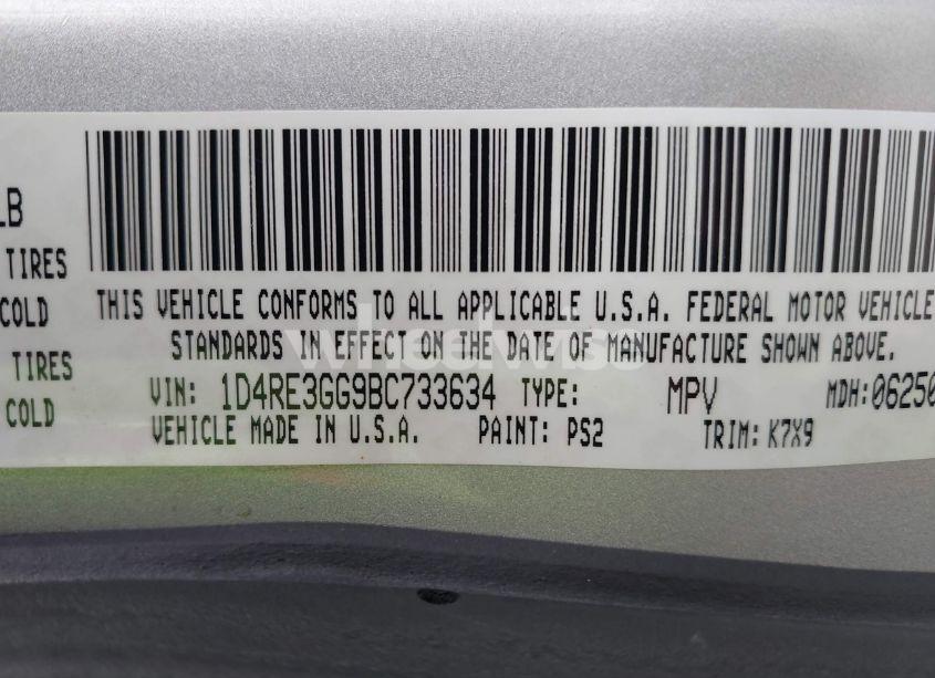 Photo 9 of 2011 Dodge Durango HEAT (VIN 1D4RE3GG9BC733634)