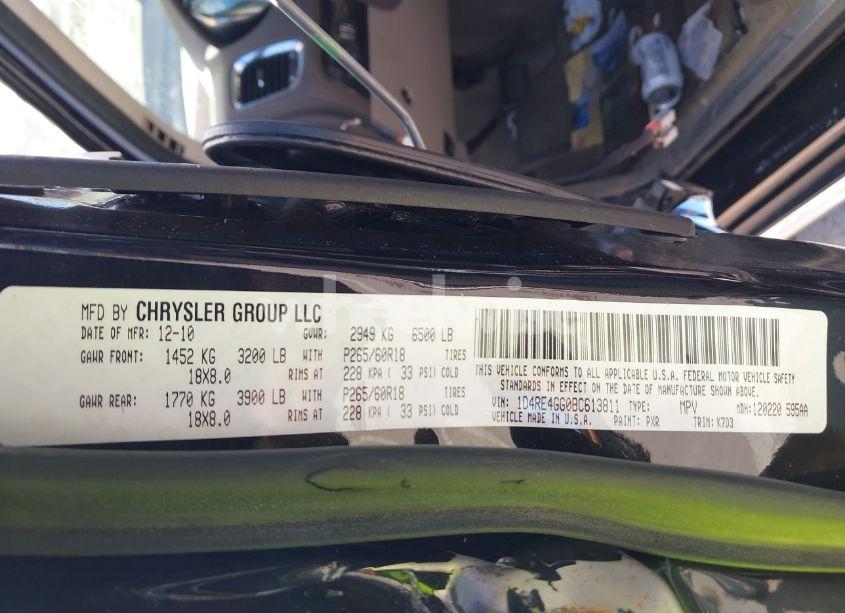 Photo 9 of 2011 Dodge Durango CREW (VIN 1D4RE4GG0BC613811)