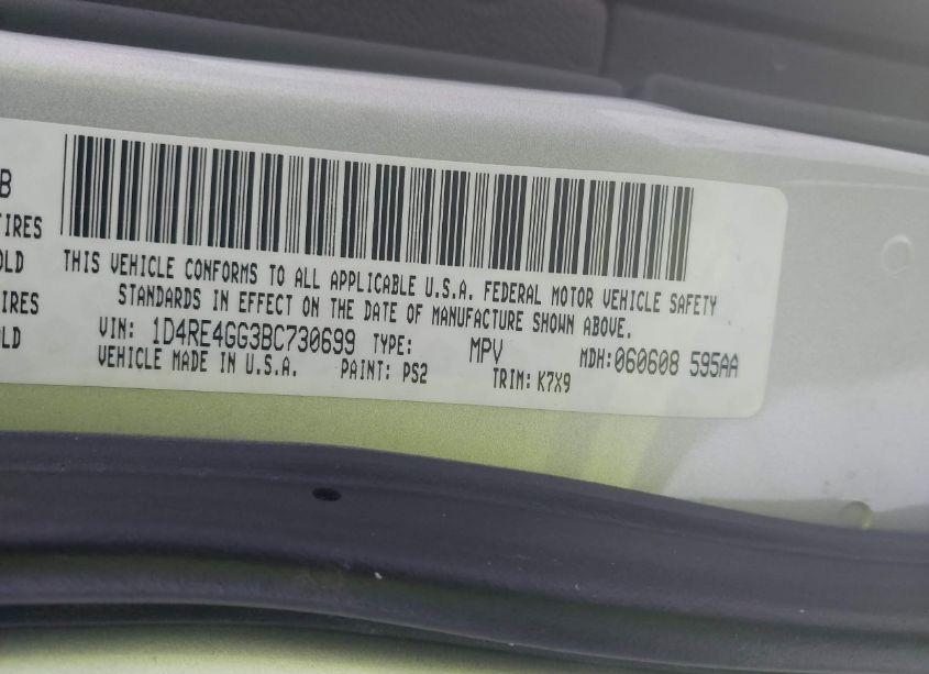 Photo 9 of 2011 Dodge Durango CREW (VIN 1D4RE4GG3BC730699)