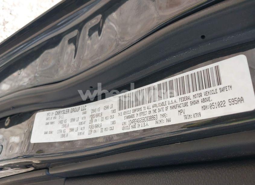 Photo 9 of 2011 Dodge Durango CREW (VIN 1D4RE4GG5BC638963)