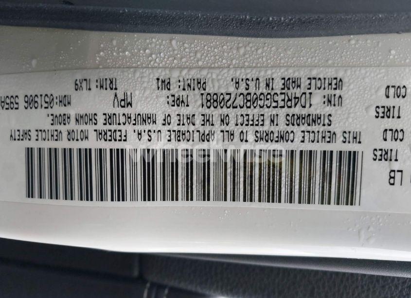 Photo 9 of 2011 Dodge Durango CITADEL (VIN 1D4RE5GG0BC720881)