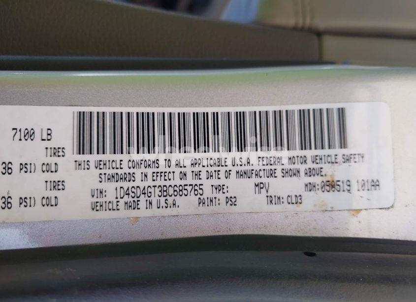 Photo 9 of 2011 Dodge Durango CREW (VIN 1D4SD4GT3BC685765)