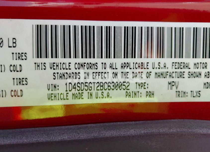 Photo 9 of 2011 Dodge Durango CITADEL (VIN 1D4SD5GT2BC630052)